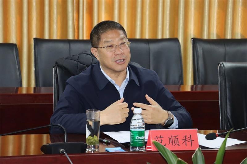 中国有色金属工业协会党委副书记范顺科一行莅临大发国际铝业调研